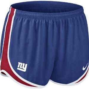   Giants Womens Blue Nike Dri Fit NFL Tempo Short