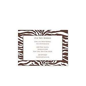  Brown Zebra Moving Party Invitations Health & Personal 