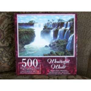  Wonderful World Iguazu Falls, Argentina 500 Piece Jigsaw 