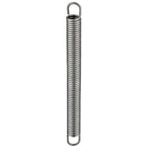 Music Wire Extension Spring, Steel, Inch, 0.24 OD, 0.037 Wire Size 