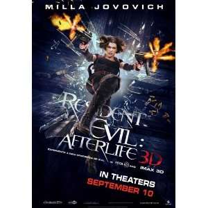  Resident Evil Afterlife   Movie Poster   27 x 40 Inch (69 