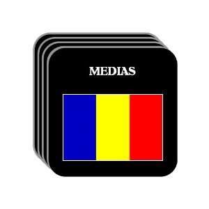  Romania   MEDIAS Set of 4 Mini Mousepad Coasters 