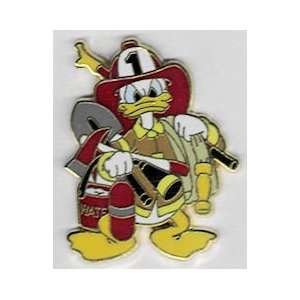  Fireman Donald Duck Pin 