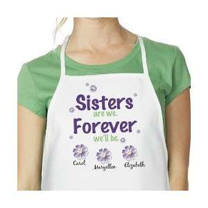  Sisters Forever Personalized Apron