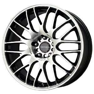  Tenzo R TYPE M Black Wheel with Machined Face (18x8 