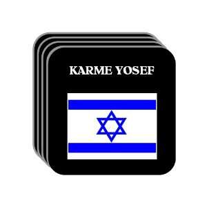  Israel   KARME YOSEF Set of 4 Mini Mousepad Coasters 