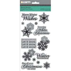  Winter Whites Rubber Cling Stamps
