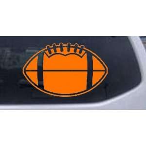 Orange 12in X 7.8in    Football Sports Car Window Wall Laptop Decal 