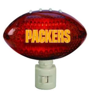  Pack of 2 NFL Green Bay Packers Football Shaped Night 