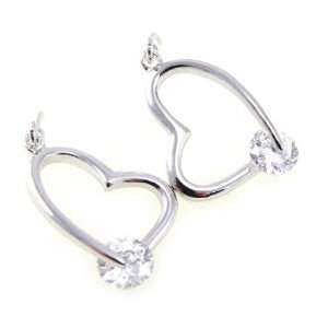  Silver loops Love white. Jewelry