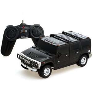  124 Scale hummer H2 SUV black Radio Remote Control Car 
