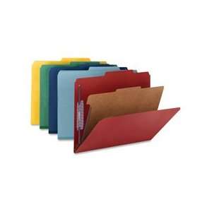   Manufauring Company   Classification Folders 1 Divider Letter 10 Red