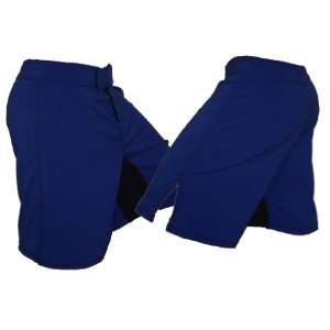  Plain Blue MMA Shorts (Blank) Size 32 