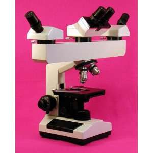  Three Observing Compound Microscope 40x 1000x Industrial & Scientific