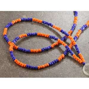  Collegiate Lanyard   Orange/Blue