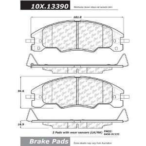  Centric Front Centric Premium Brake Pads w/Shims 300.13390 