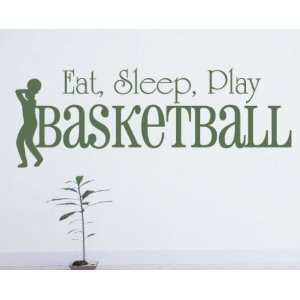  Eat Sleep Play Basketball Sports Hobbies Outdoor Vinyl 