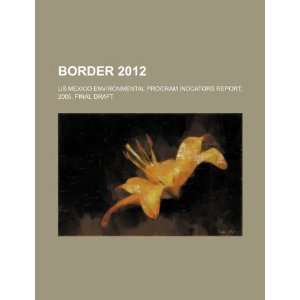  Border 2012 US Mexico environmental program indcators 