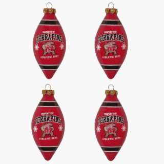  Collectible Wear 110111 4 Pk Ornaments  Maryland Sports 