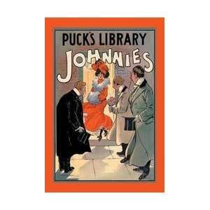  Pucks Library Johnnies 20x30 poster