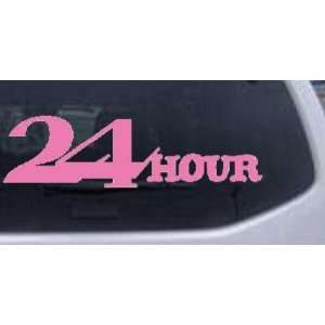 Pink 40in X 11.0in    24 Hour Thick Store Window Sign Business Car 