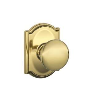 Schlage F10 PLY 505 CAM Camelot Collection Plymouth Passage Knob 