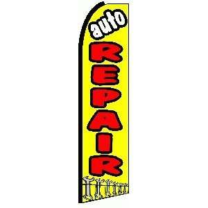  Auto Repair Yellow Extra Wide Swooper Feather Business 