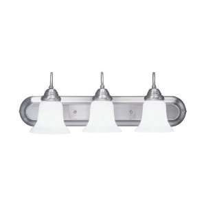  Livex 1253 91 Eloquence 3 Light Bathroom Lights in Brushed 