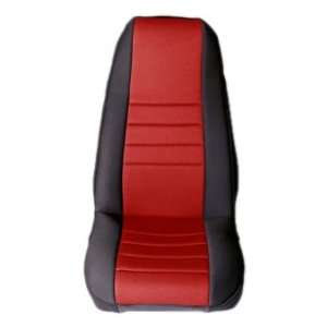  Rugged Ridge 13212.53 Black/Red Custom Neoprene Front Seat 