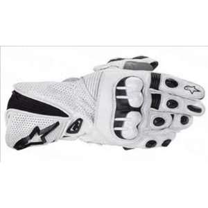  Alpinestars GP Plus Gloves , Color White, Size Lg 