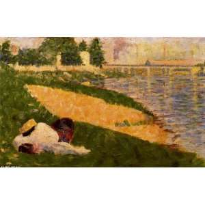 FRAMED oil paintings   Georges Pierre Seurat   24 x 16 inches   The 