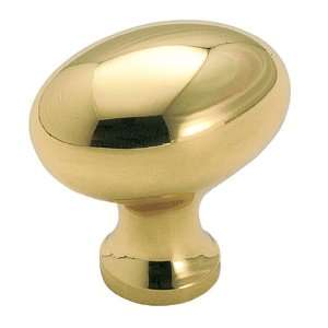  Amerock 1443 3 Polished Brass Oval Knobs