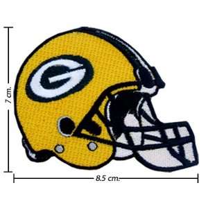  Green Bay Packers Helmet Logo Embroidered Iron on Patches 