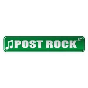   POST ROCK ST  STREET SIGN MUSIC