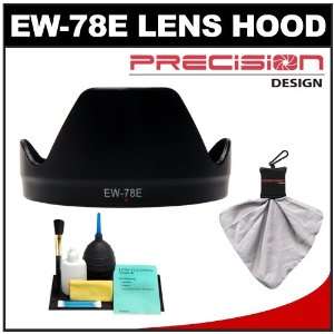   Lens Hood & Cleaning Kit for Canon EF S 15 85mm f/3.5 5.6 IS USM Lens