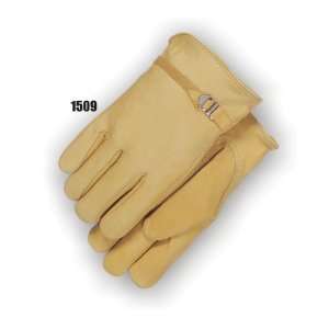  Leather Work Glove, #1509 Grain Cowhide, size 8, 12 pack 