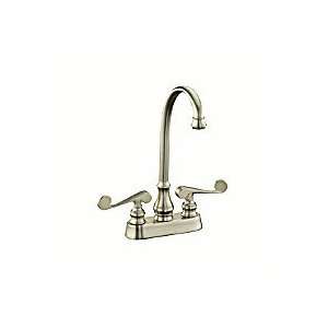  Kohler K 16112 4 Revival Ent Sink Faucet, Brsh Nickel 