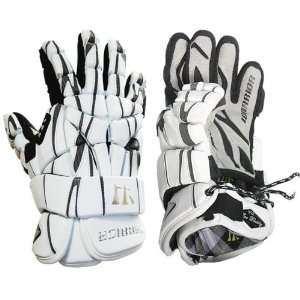  Warrior MacDaddy 3 White M Lacrosse Gloves Sports 