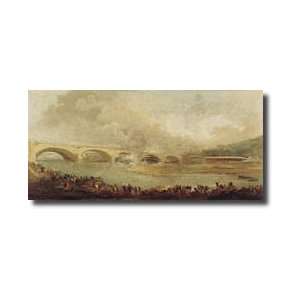    Unveiling Of The Pont De Neuilly 1772 Giclee Print