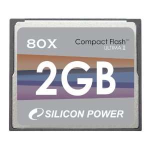  Silicon Power 2GB Compact Flash Memory Card 80x 