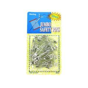   Pack of 144   Jumbo safety pins (Each) By Bulk Buys 