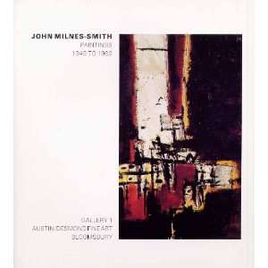    John Milnes Smith Paintings 1949 1989 Marina (Essay) VAIZEY Books