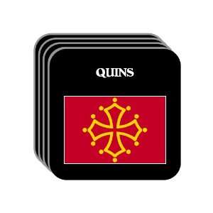  Midi Pyrenees   QUINS Set of 4 Mini Mousepad Coasters 