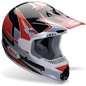  Bell SC Flash Helmet   Medium/Red/Silver Automotive