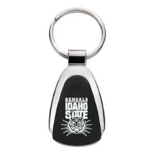  Idaho State University   Teardrop Keychain   Black Sports 