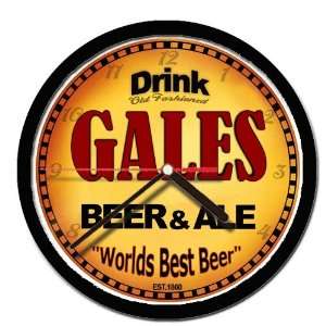  GALES beer and ale cerveza wall clock 