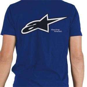  Alpinestars Astar T Shirt   Large/Blue Automotive