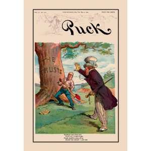    Puck Magazine Felling the Trusts 20x30 poster
