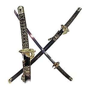  All New Flying Gold Dragon Katana Sword