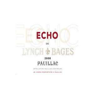  Echo De Lynch Bages Pauillac 2008 750ML Grocery & Gourmet 